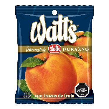 Mermelada Durazno Watts 250g
